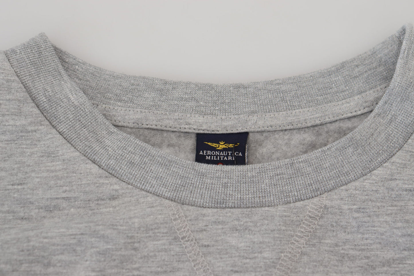 Aeronautica Militare Grey Men 풀오버 스웨트 스웨터