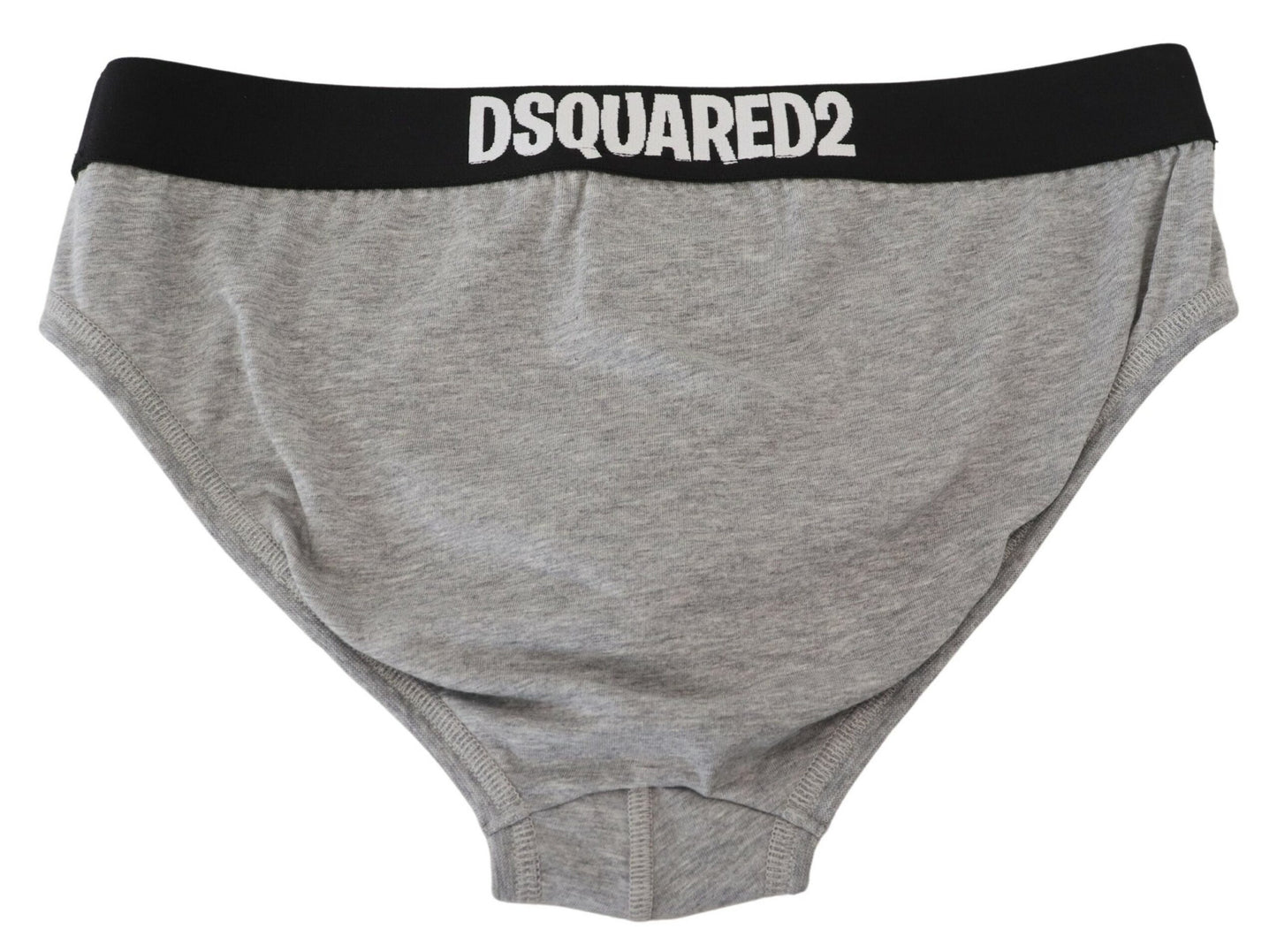 dsquared² 회색 dsurf 로고 면화 스트레치 남자 짧은 속옷