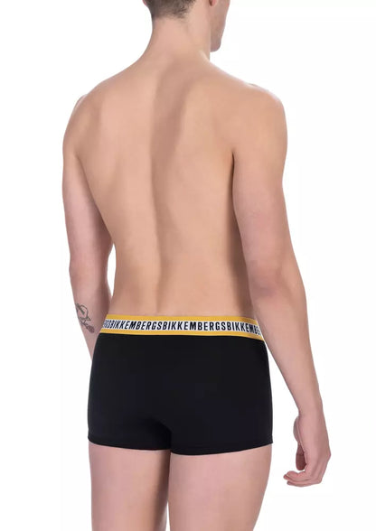 Bikkembergs Black Cotton Men Trunk