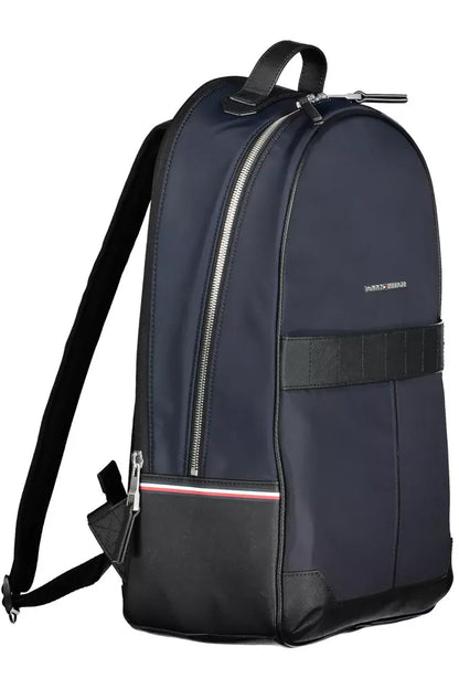 Tommy Hilfiger Blue Polyester Men Backpack