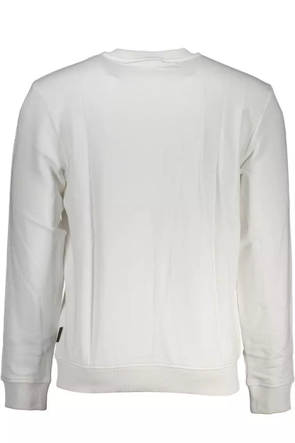 Napapijri White Cotton Men Sweater