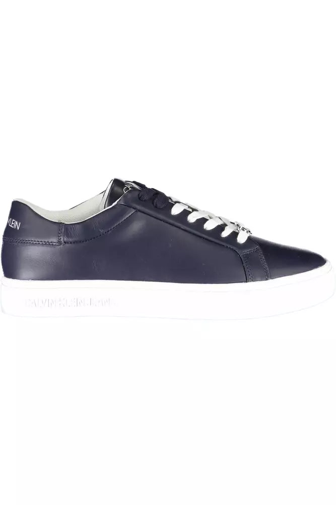 Calvin Klein Chic Blue Sneakers with Contrasting Details