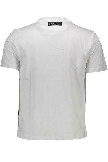 Plein Sport White Cotton Men T-Shirt