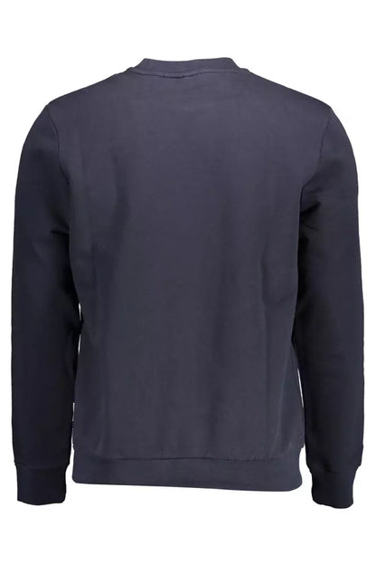 Napapijri Blue Cotton Men Sweater