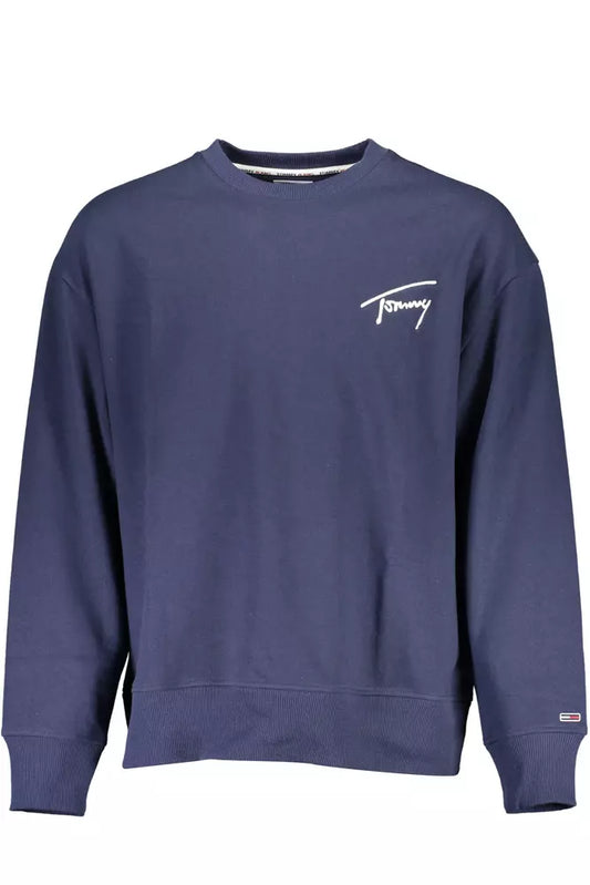 Tommy Hilfiger Chic Blue Embroidered Sweatshirt