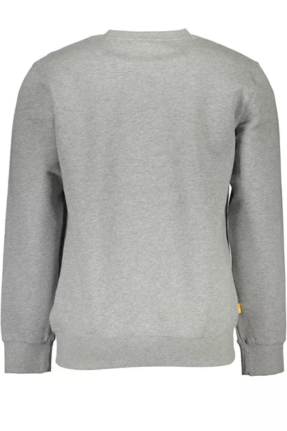 Timberland Gray Cotton Men Sweater