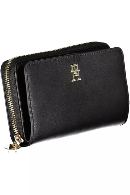 Tommy Hilfiger Black Polyethylene Women Wallet