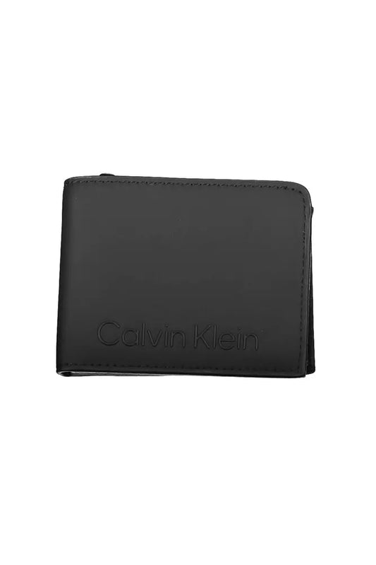 Calvin Klein Elegant Black Leather Wallet with RFID Block