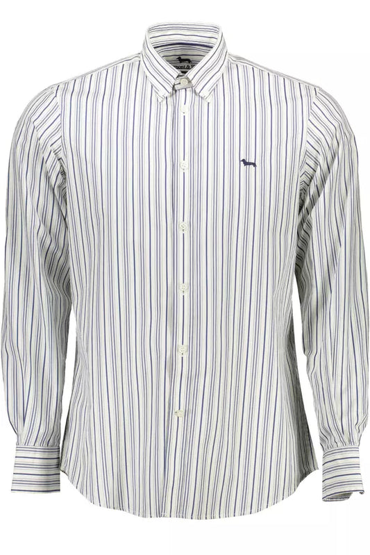 Harmont & Blaine White Cotton Men Shirt