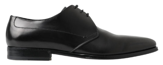 Dolce & Gabbana Black Derby 형식 드레스 신발