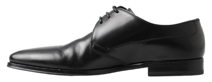 Dolce & Gabbana Black Derby 형식 드레스 신발