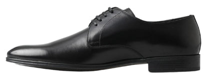 Dolce & Gabbana Black Derby 형식 드레스 신발