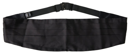 Dolce & Gabbana 흑인 남자 와이드 허리 실크 벨트 Cummerbund