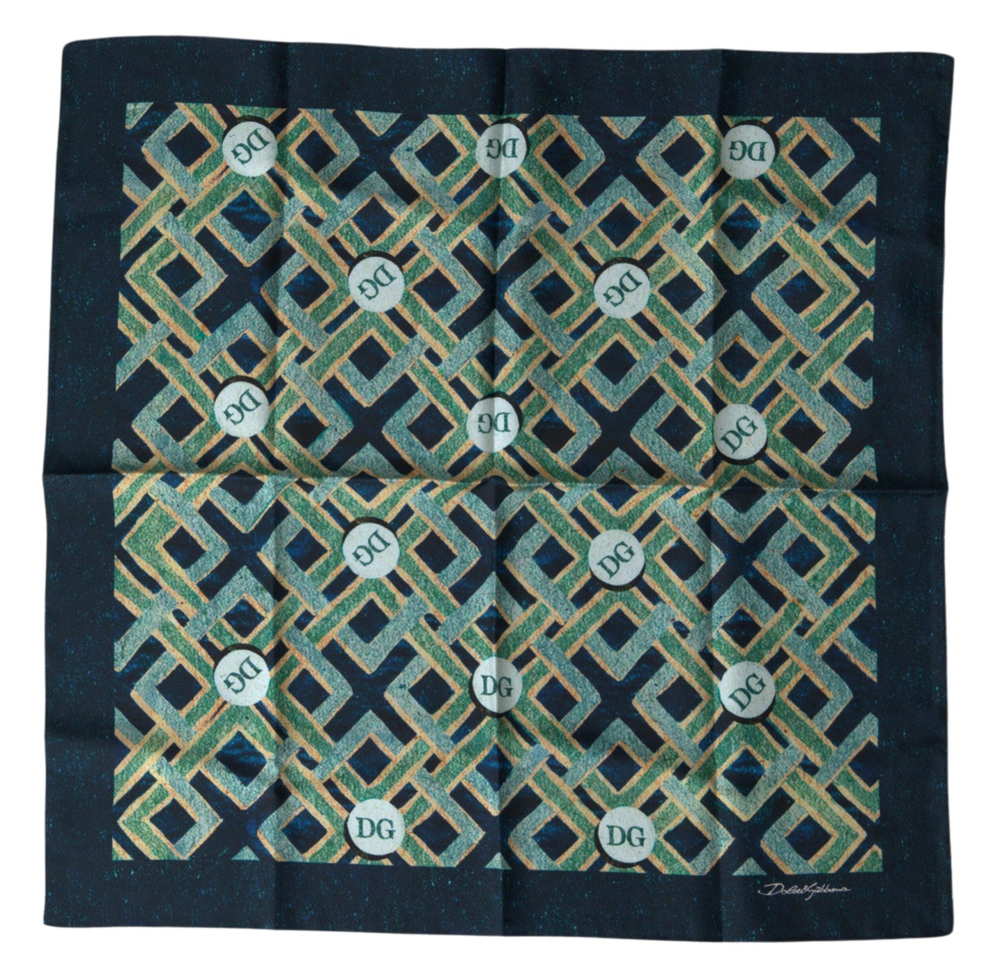 Dolce & Gabbana Elegant Multicolor Silk Square Scarf