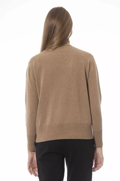 Baldinini Trend Beige Wool Women Sweater