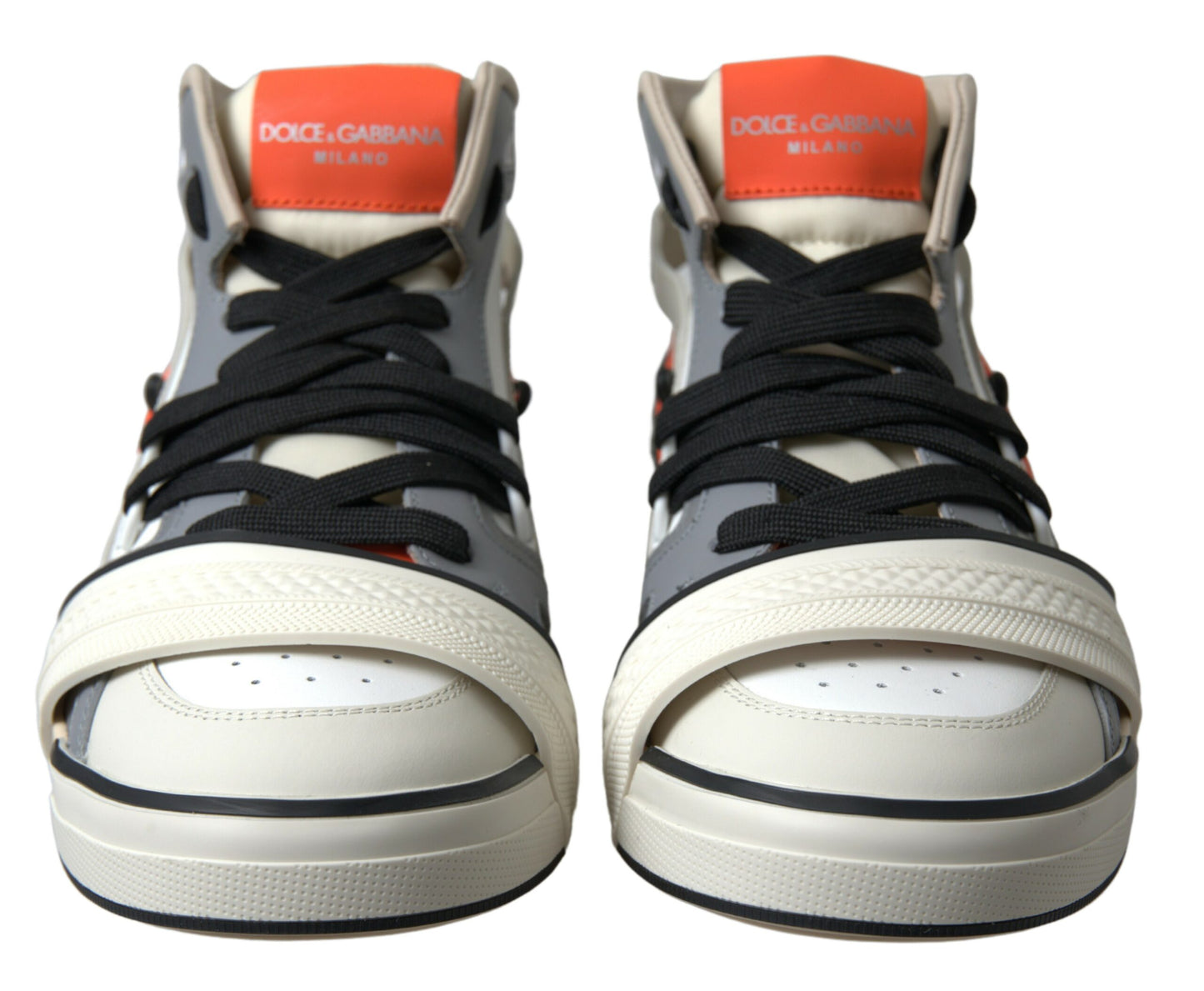 Mehrfarbige High-Top-Sneakers aus Leder von Dolce &amp; Gabbana