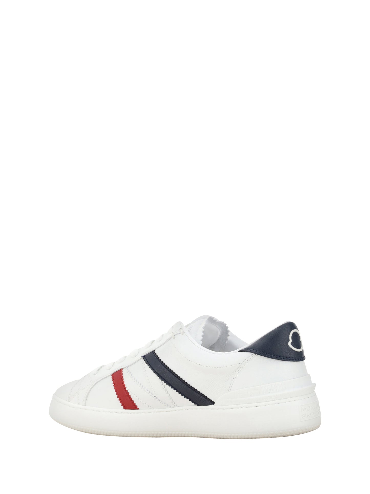 MONCLER WHITE MONACO M LOW TOP 스니커즈