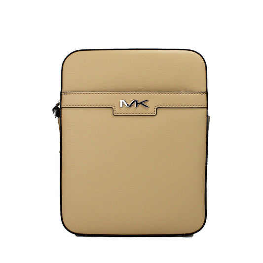 Michael Kors Cooper Medium Camel Cross -Leder -Flug Crossbody Tasche