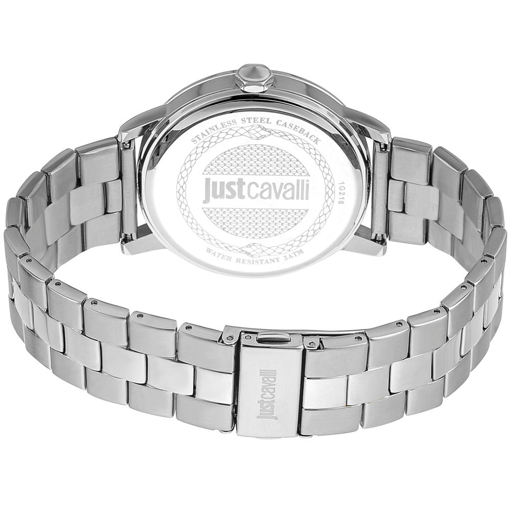 Just Cavalli Silver Men Watch