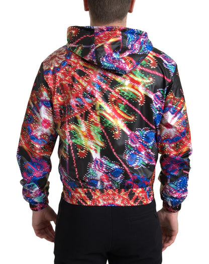 Dolce & Gabbana Multicolor Full Zip Hooded Sweater