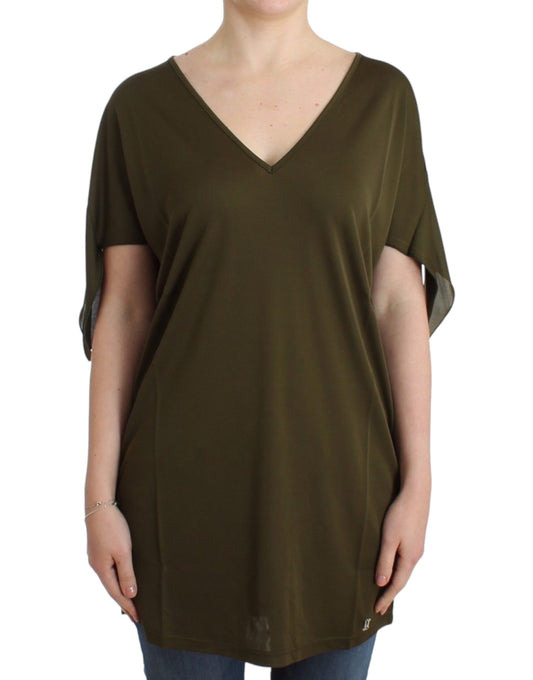 John Galliano Green Blouse Top