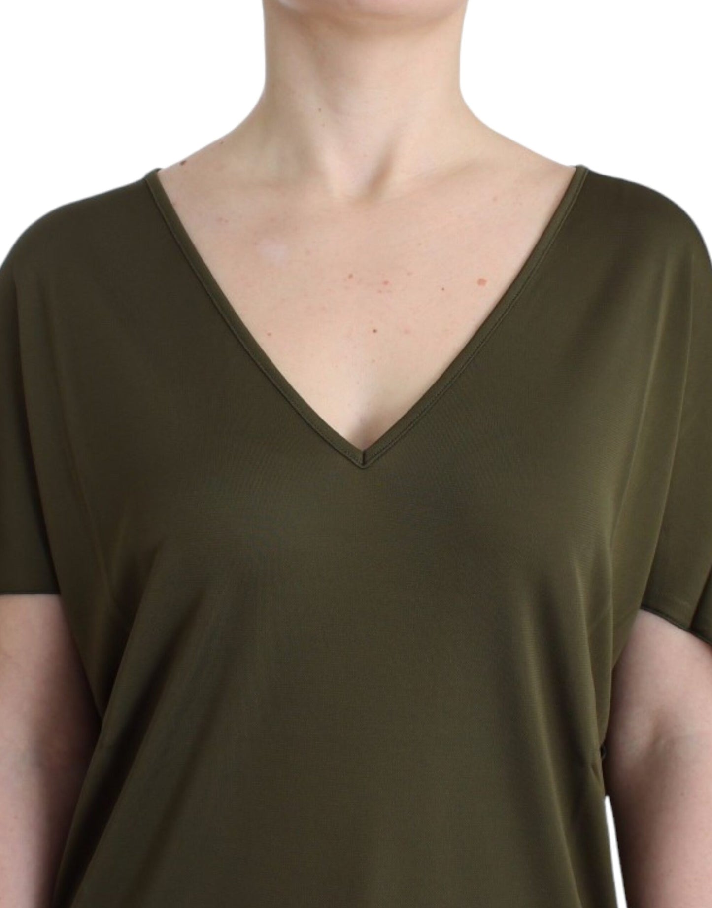 John Galliano Green Blouse Top