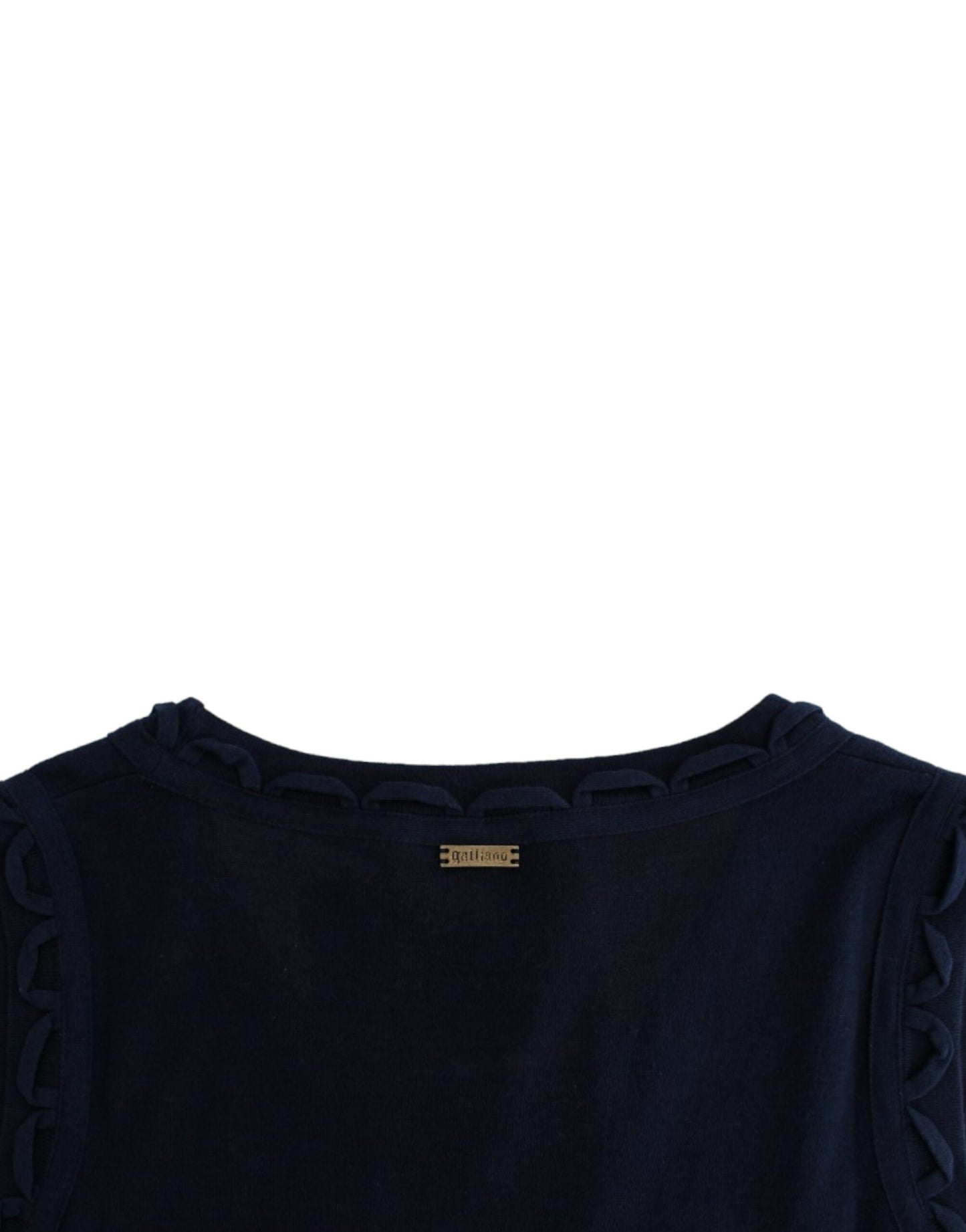 John Galliano Blue Cotton Jersey 드레스