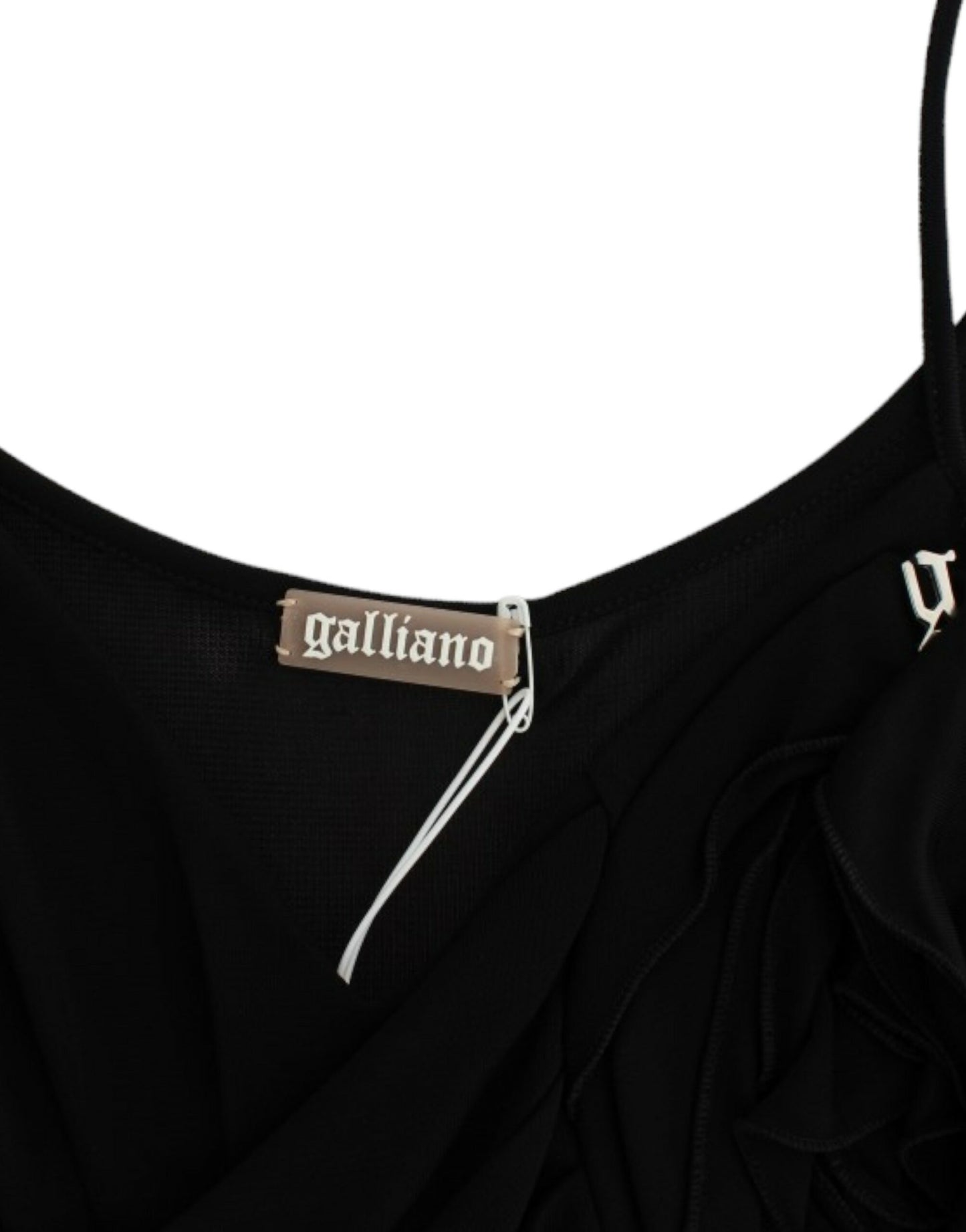 John Galliano Black Coctail Dress