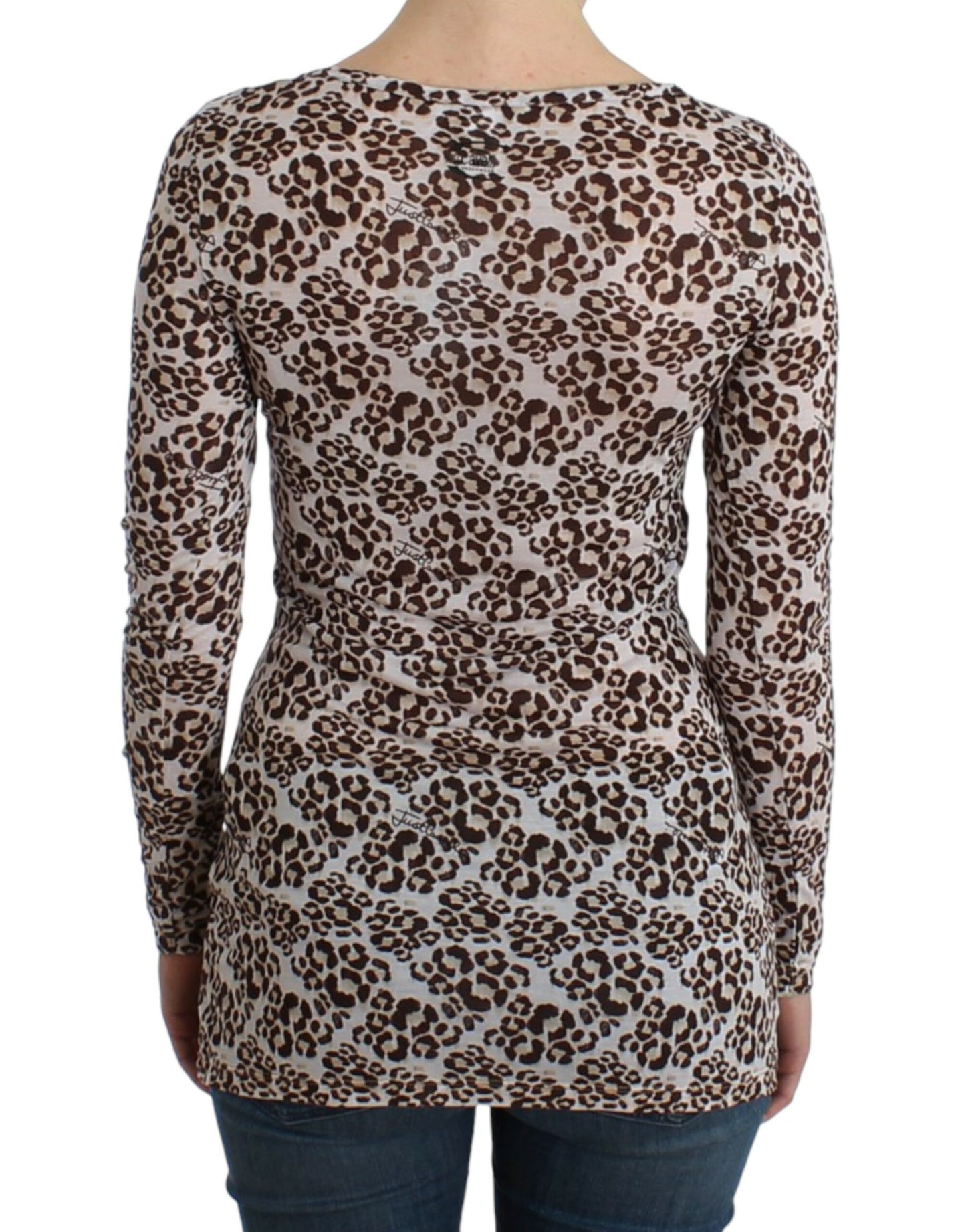 Cavalli Brown Longsleeved Lace 상단