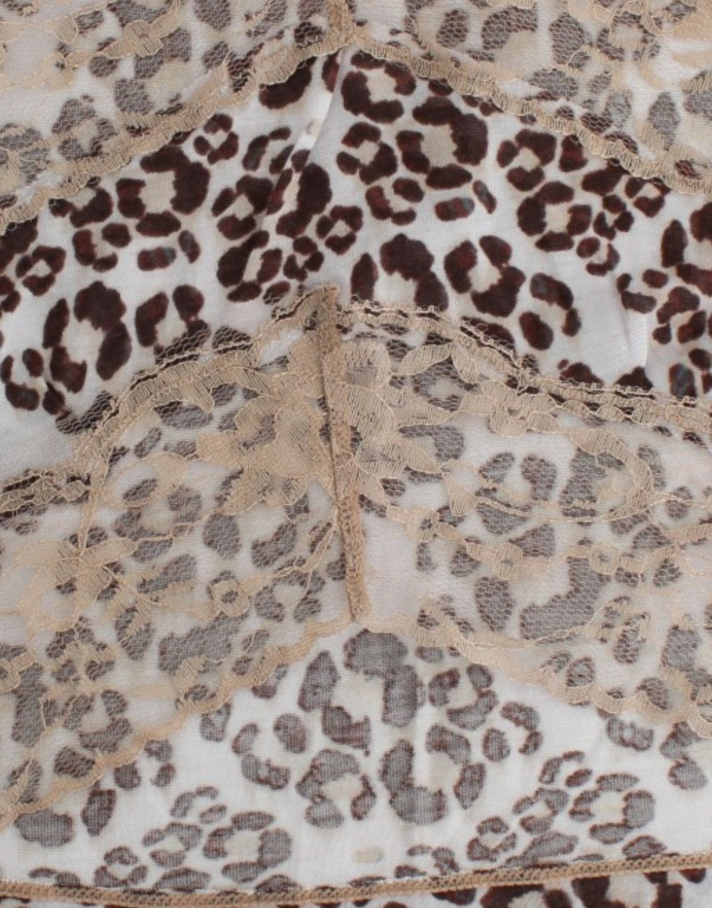 Cavalli Brown Longsleeved Lace 상단