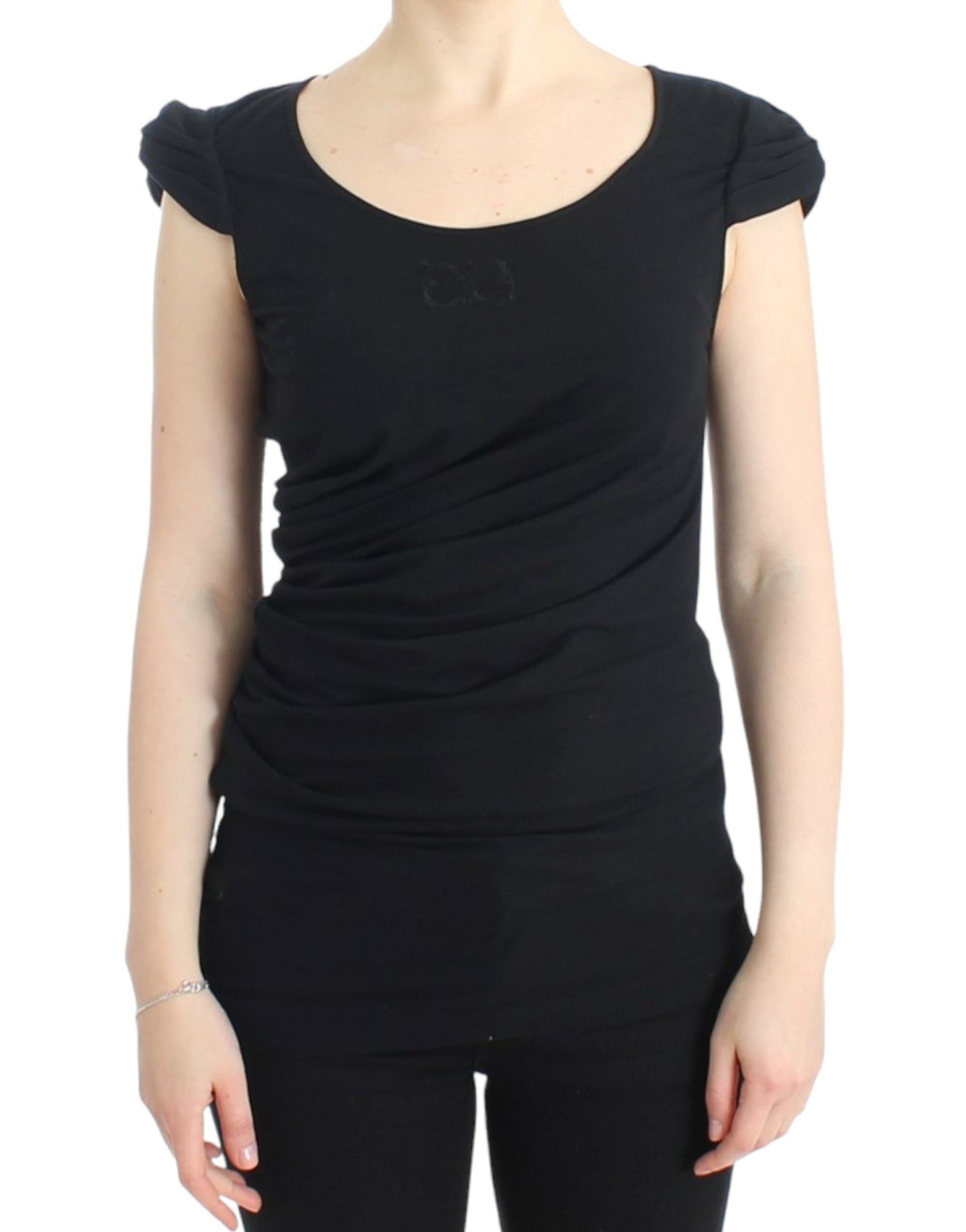 Cavalli Black Cotton Top