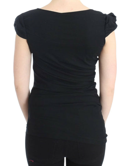 Cavalli Black Cotton Top