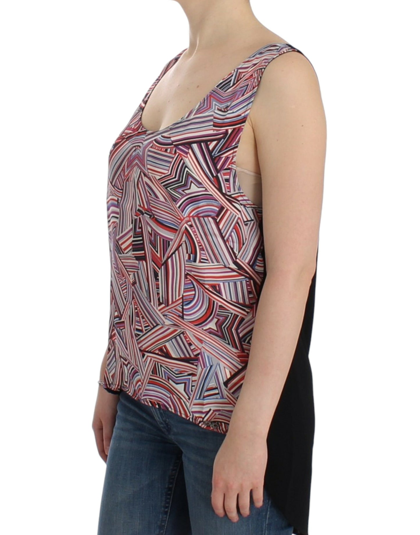 의상 National Multicolor Sleeveless Top