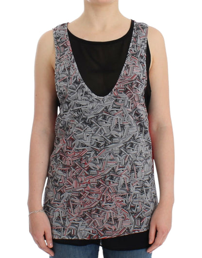 의상 National Black Sleeveless Top