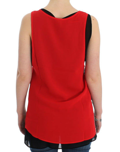 의상 National Black Sleeveless Top