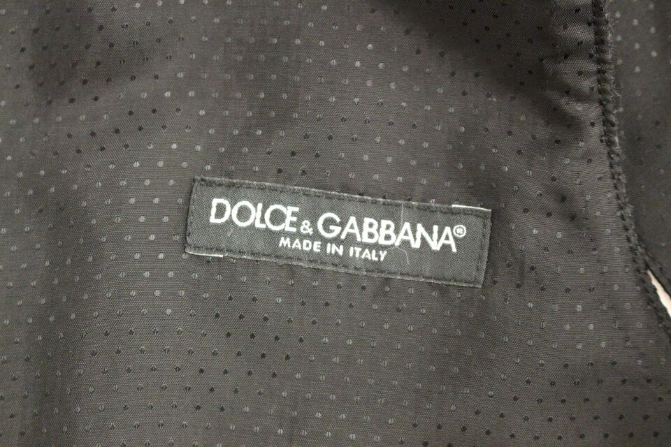 Dolce & Gabbana 회색 양모 블렌드 조끼 Gilet Weste