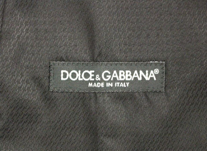 Dolce & Gabbana 회색 양모 형식 드레스 조끼 Gilet Weste