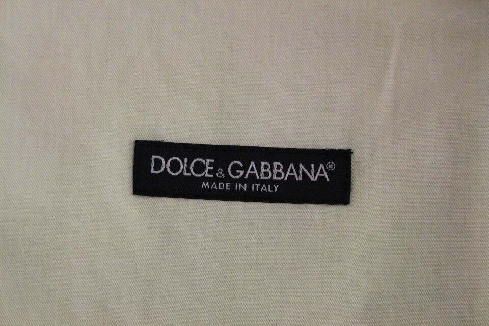 Dolce & Gabbana Black Manchester 싱글 가슴 조끼