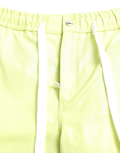 Dolce & Gabbana Chic Light Green Cotton Bermuda Shorts