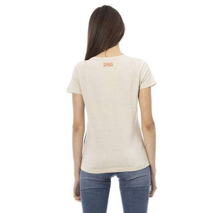 Trussardi Action Beige Baumwoll-Tops und T-Shirt