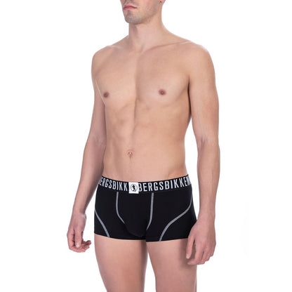 Bikkembergs Black Cotton Men's Trunk Underwear