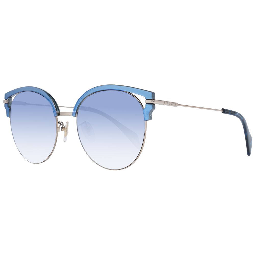 Police Chic Blue Gradient Butterfly Sunglasses