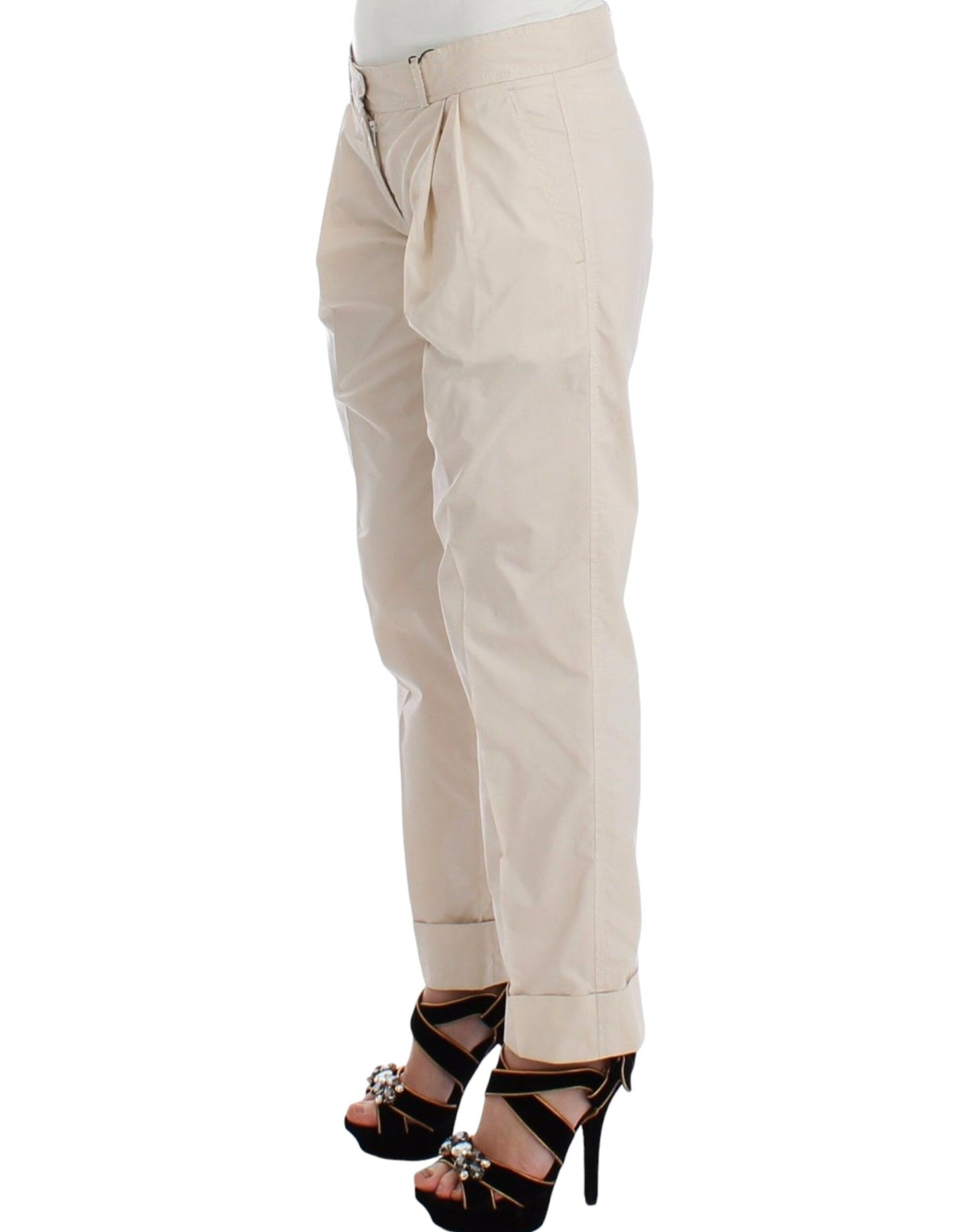 Ermanno Scervino Beige Chinos 캐주얼 드레스 바지 카키