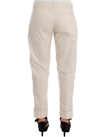 Ermanno Scervino Beige Chinos 캐주얼 드레스 바지 카키