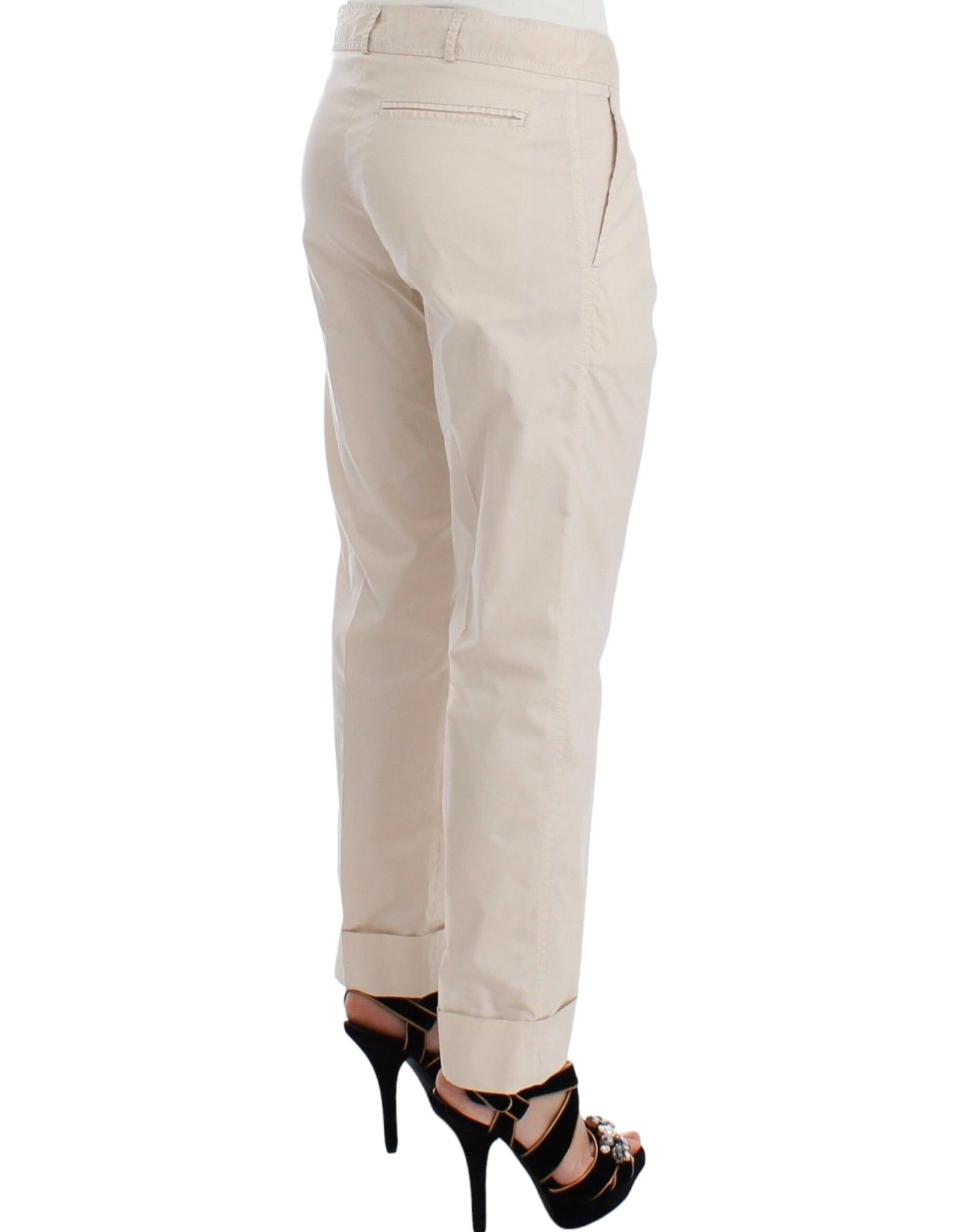 Ermanno Scervino Beige Chinos 캐주얼 드레스 바지 카키