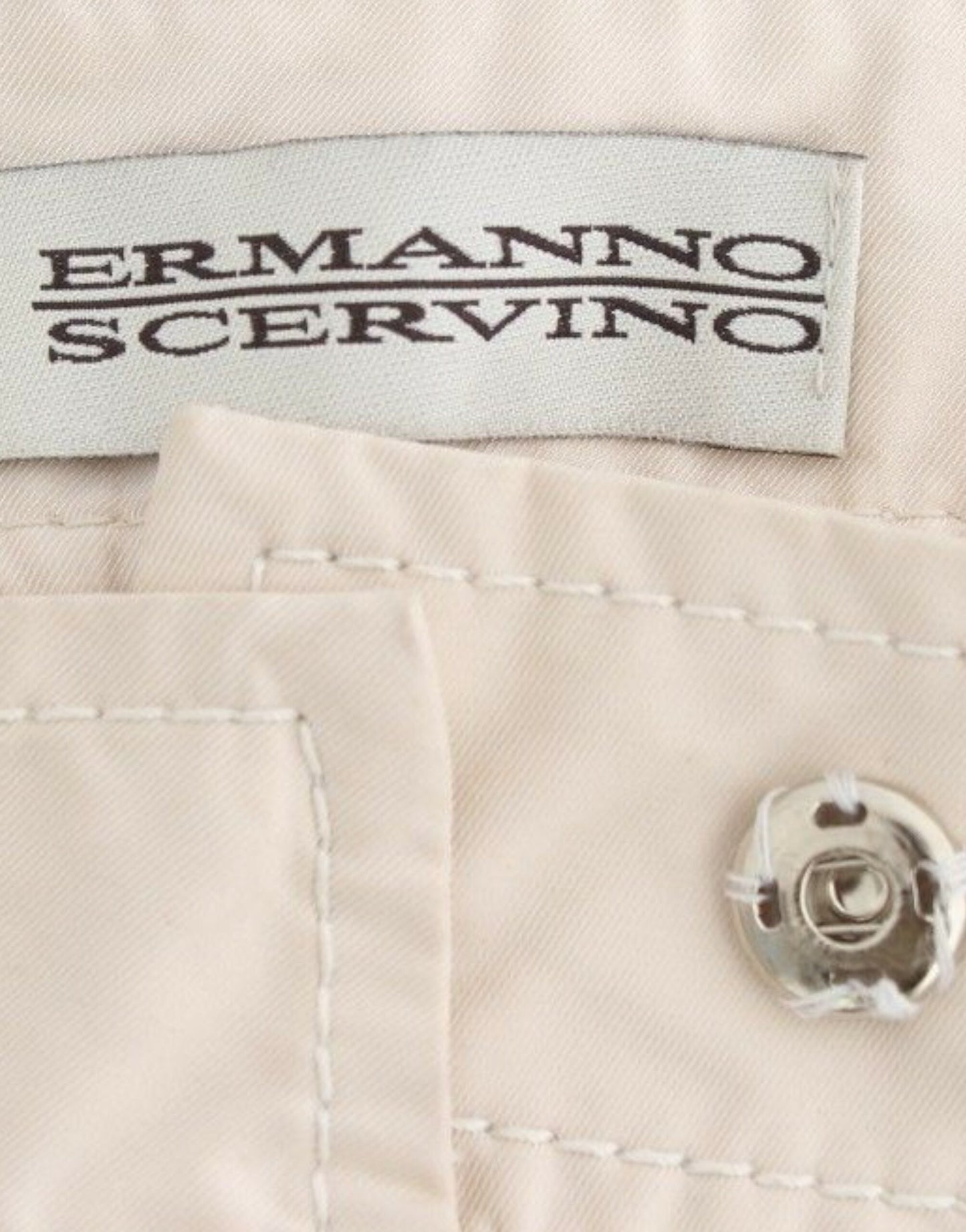 Ermanno Scervino Beige Chinos 캐주얼 드레스 바지 카키