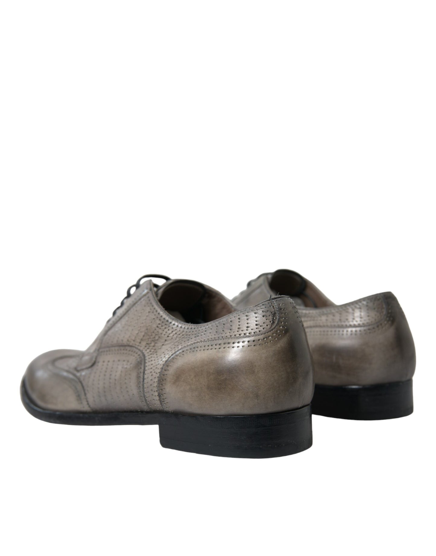 Dolce & Gabbana Elegant Calfskin Derby Lace-Ups