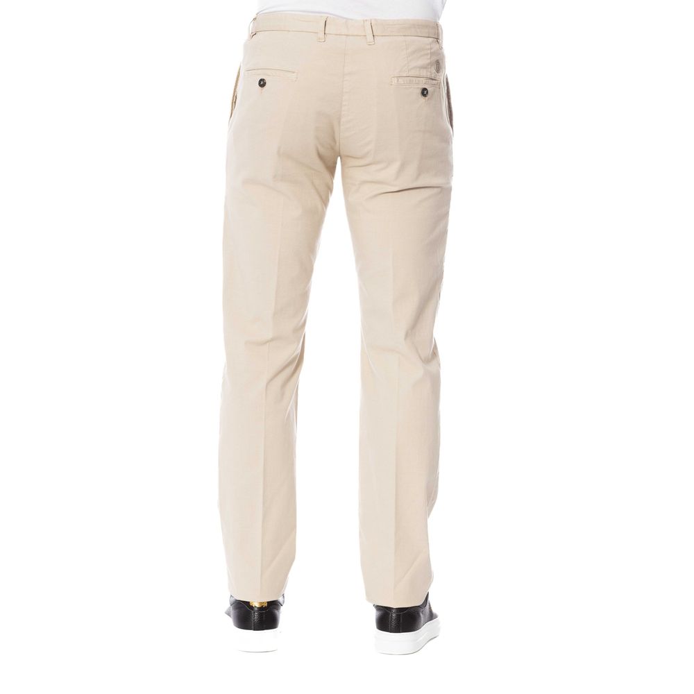 Trussardi Beige Cotton Men's Trouser