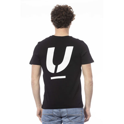 Ungaro Sport Black Cotton Men T-Shirt