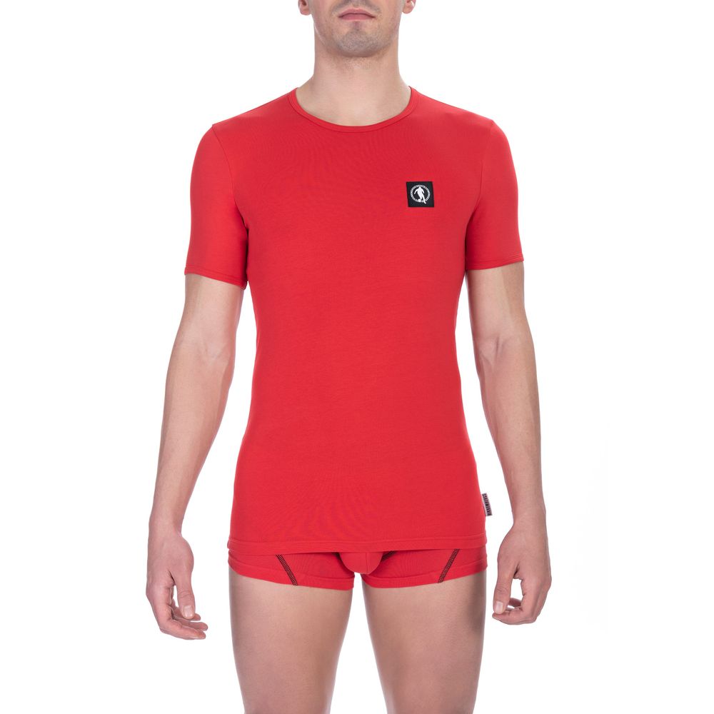 Bikkembergs "Red Cotton Men's T-Shirt"